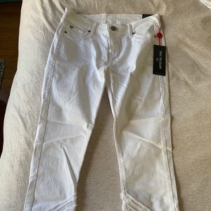 White true religion skinny jeans, Halle